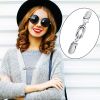 Cardigan Clip; 4 Pieces Vintage Sweater Shawl Clips Retro Cardigan Collar Clips Dress Shirt Brooch Clips For Women Girls Wearing