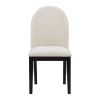 TREXM 6-Piece Modern Style Dining Set with Faux Marble Table and 4 Upholstered Dining Chairs & 1 Bench (White)