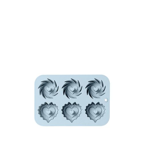 6-piece Love Spiral Cake Mold Donut