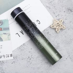 Creative Starry Sky Vacuum Cup Stainless Steel Home (Option: Starry Sky Green-255ml)