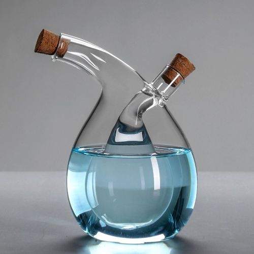 Kitchen Household Creative Double-layer Glass Oiler