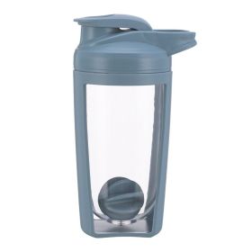 Portable Large Capacity Fitness Sports Cup (Option: Blue-650ML)