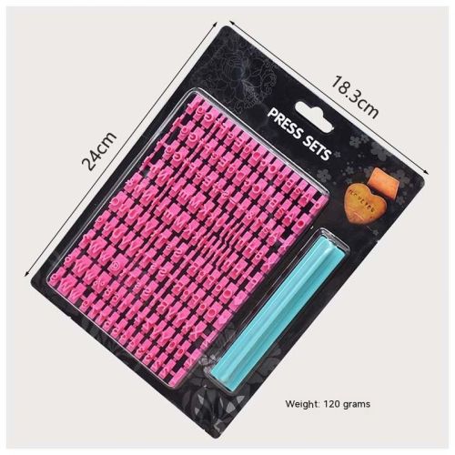 DIY Baking Tool Number Letter Seal Biscuit Pressing Die Cake Baking Cookie Biscuit Letter Mold